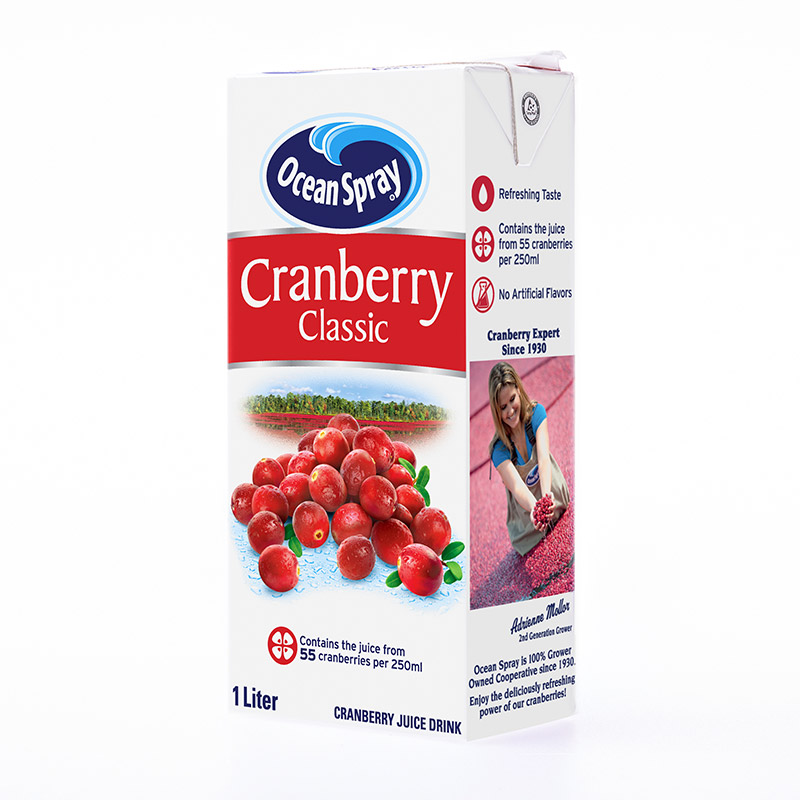 優鮮沛 經典蔓越莓原味果汁 1L